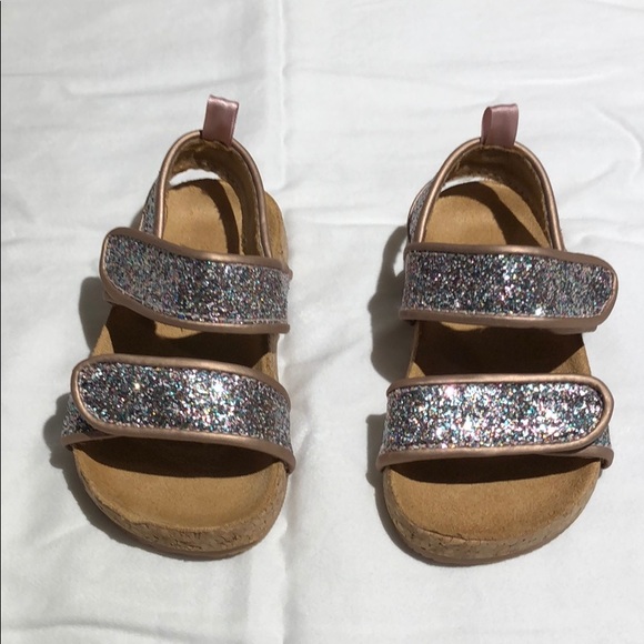 H&M Shoes Hm Baby Girl Glitter Sandals Size 2535 Poshmark